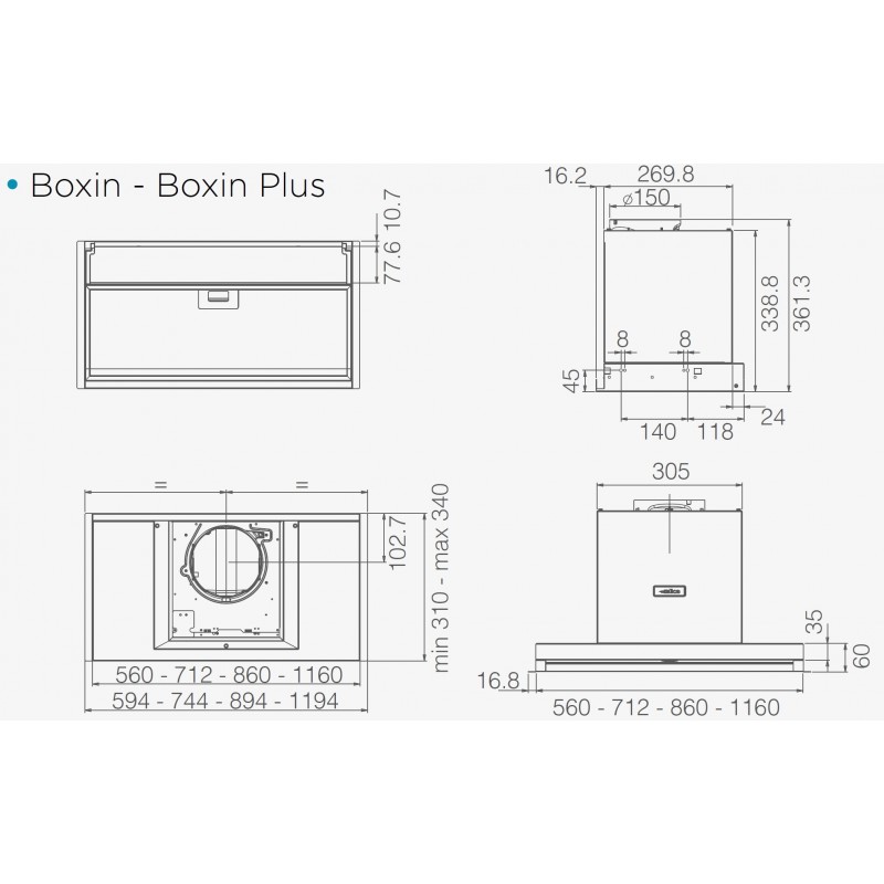 Cappa Da Cucina LFG719X - Incasso 77 Cm, Inox, Con Hob2Hood - Foto 5