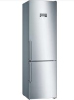 Bosch Serie 4 KGN397IEQ frigorifero con congelatore Libera installazione 368 L E Acciaio inossidabile