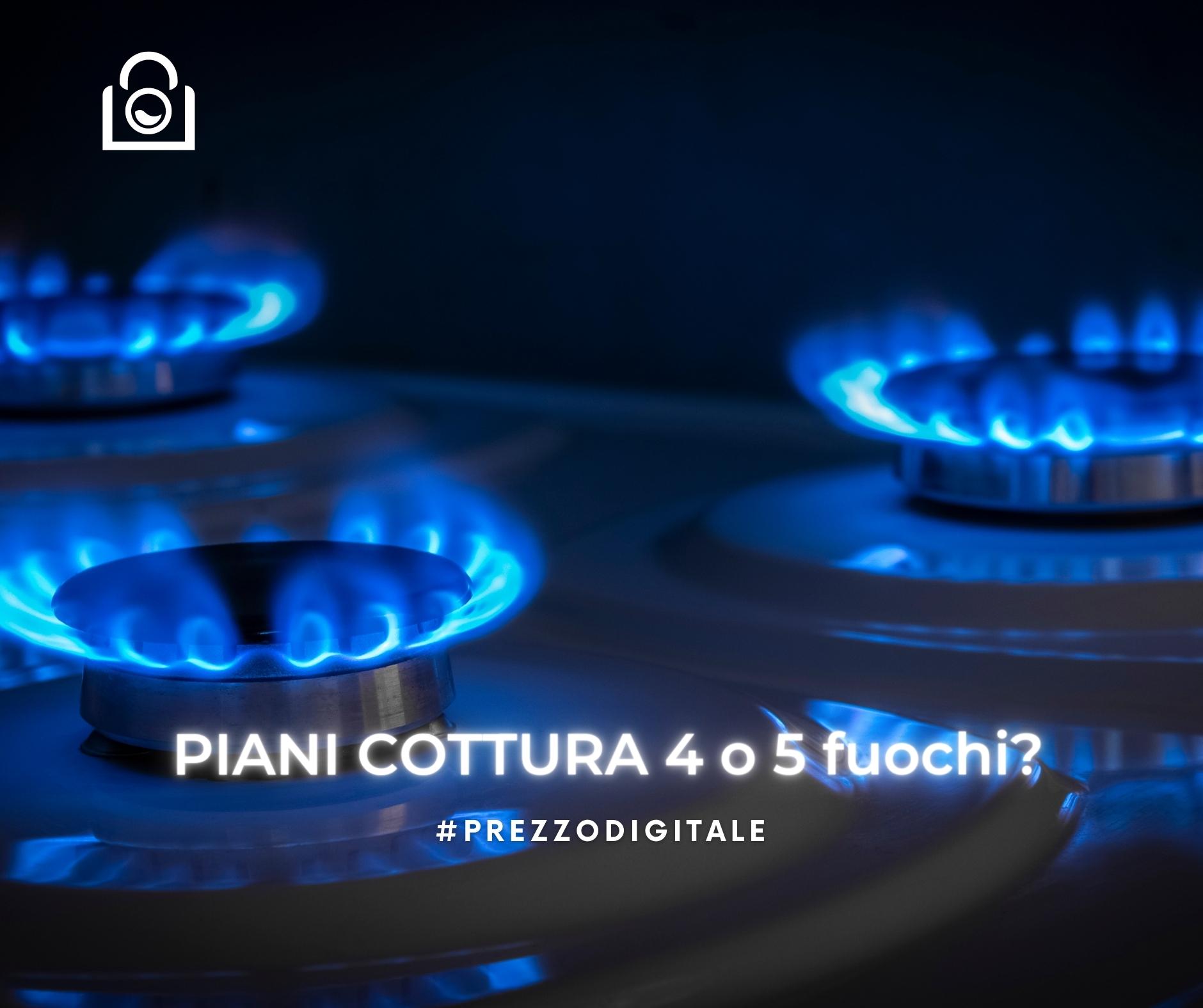Piani cottura 5 fuochi 