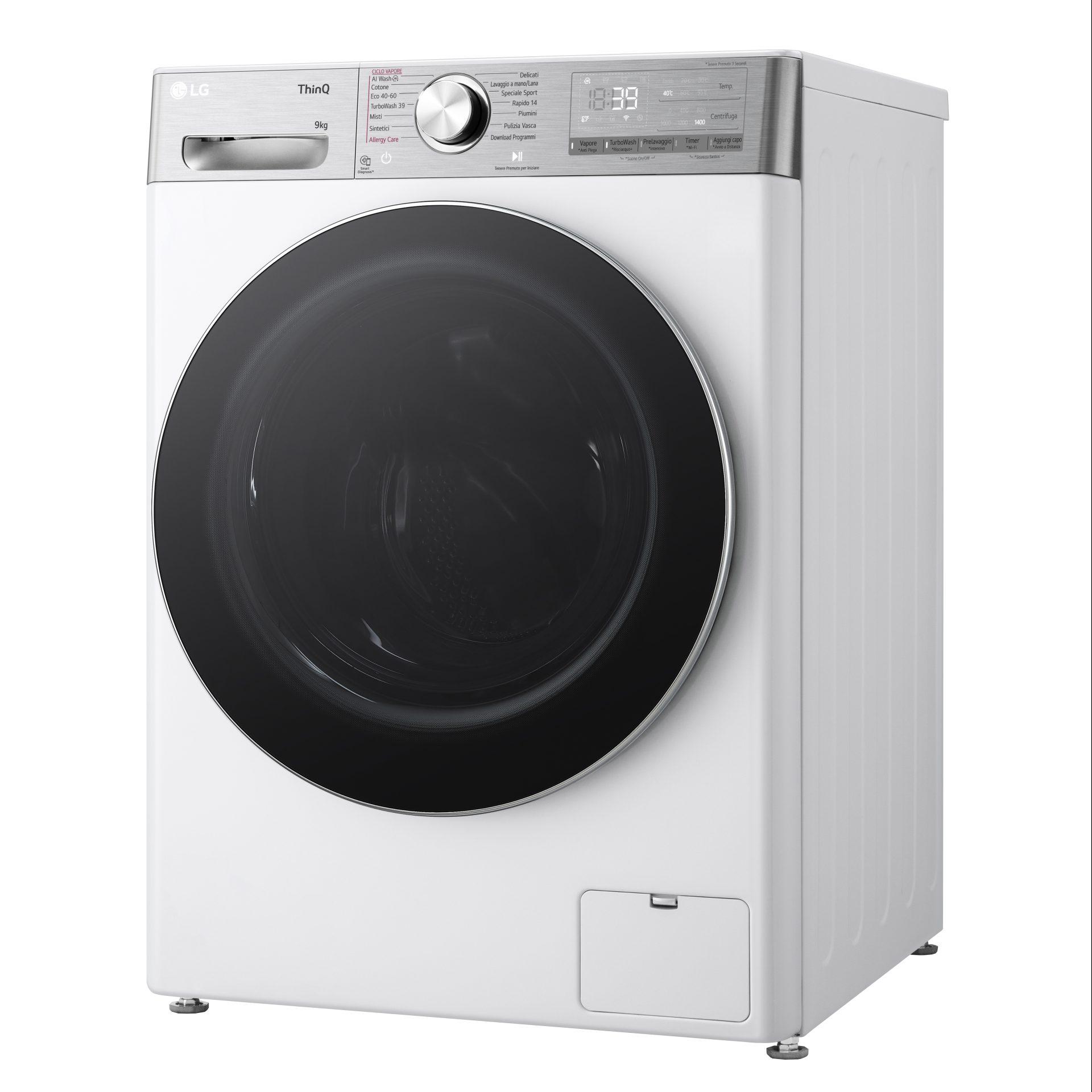 BOSCH - Lavatrice Serie 6 WGG244ZRIT 9Kg 1400g/m Classe A-GRIGIA ANTRACITE