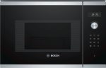 Bosch Serie 6 BEL524MS0 forno a microonde Da incasso Microonde con grill 20 L 800 W Nero, Stainless steel