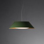 Falmec Vogue Cappa Isola 88 cm, verde, 600 m3/h