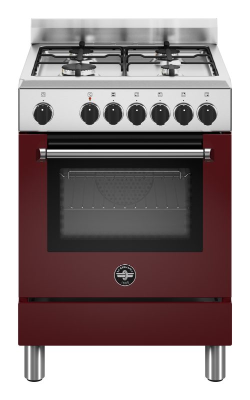 Bertazzoni La Germania Americana AMN664EVIV/24 cucina Elettrico Gas Borgogna