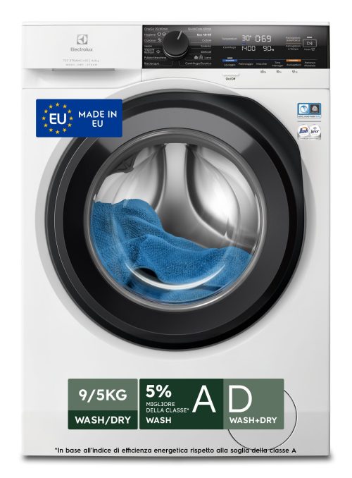 Electrolux LAVASCIUGA 9+5 KG CLASSE D/A-5% 1400 GIRI EW7W495G MADE IN ITALY