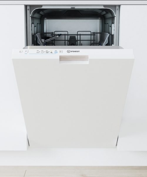 Indesit Lavastoviglie BI 45 cm classe E, 10 coperti, Push&Go, 46 dba
