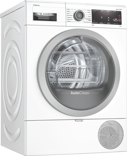 Bosch Serie 8 WTX87MW9IT Asciugatrice a pompa di calore 9 kg Bianco
