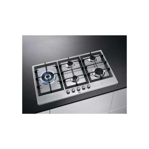 AEG HGB95522SM Piano cottura a gas Serie 6000 Slim Line 90 cm