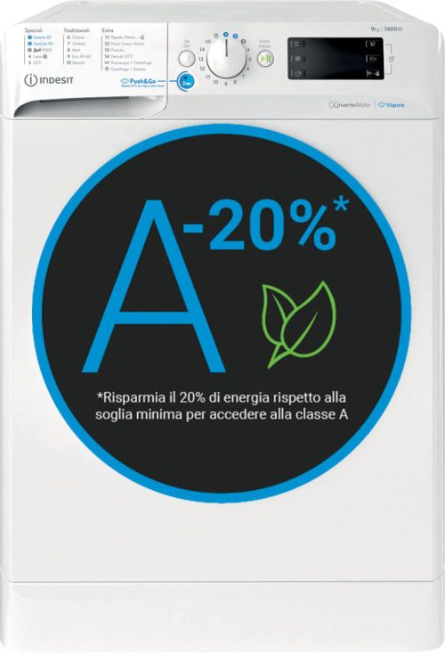 Indesit Lavatrice a libera installazione BWE 91498X WKV IT - BWE 91498X WKV IT