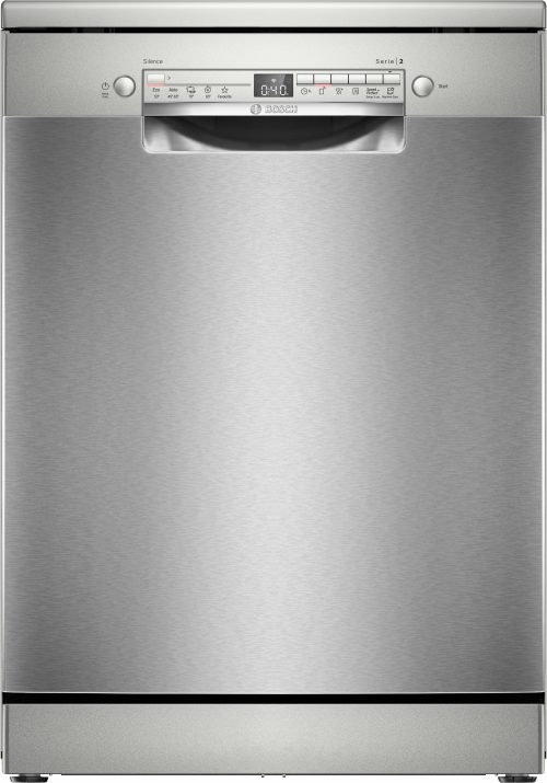 Bosch Serie 2 SMS2HTI02E Lavastoviglie da libera installazione 13 coperti Acciaio spazzolato anti-impronta Classe D
