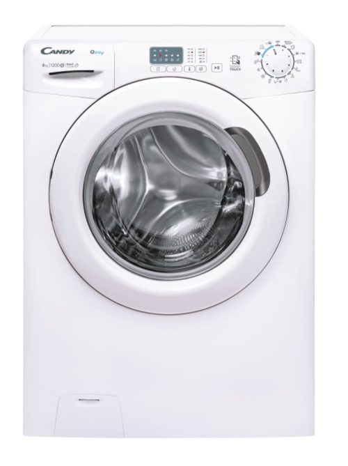 Candy Easy , Lavatrice Carica Frontale 8 KG, Classe D, 1200 giri, Bianco, Wi-Fi, EY 1281DE/1-S