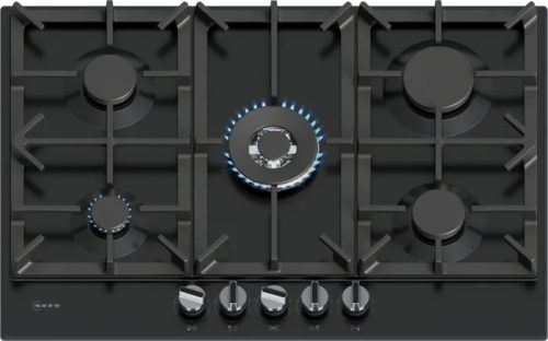 Neff T27CIQ8S0 piano cottura Nero Da incasso 75 cm Gas 5 Fornello(i)