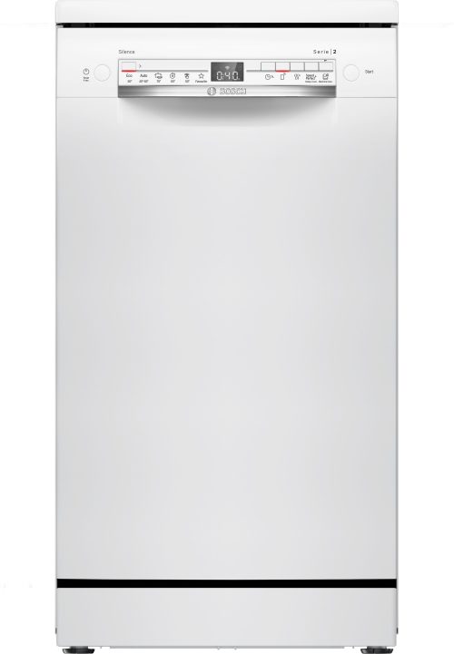Bosch Serie 2 SPS2HKW58E Lavastoviglie SLIM da libera installazione 10 coperti Bianco Classe E