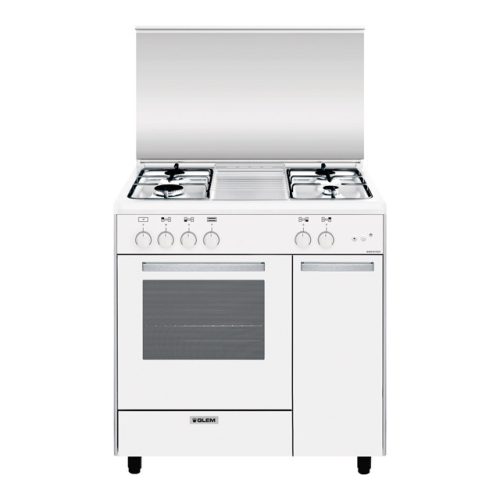 Glem Gas AS854GX cucina Elettrico/Gas Bianco