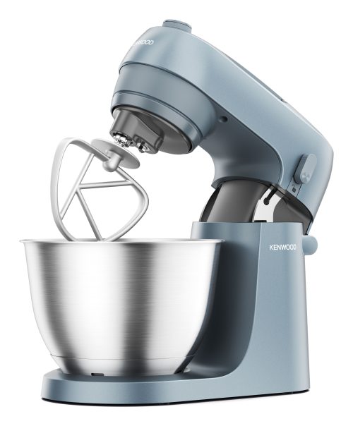 Kenwood Electronics Go - Impastatrice planetaria, Paraschizzi con dosatore, 3 ganci e fruste, 800W, 4L, Grigio (KZM35.000GY)