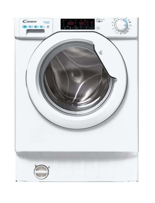 Candy Smart Inverter CBDO485TWME/1-S lavasciuga Da incasso Caricamento frontale Bianco