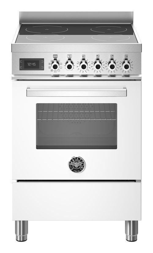 Bertazzoni PRO64I1EBIT Cucina Elettrico Piano cottura a induzione Acciaio inox, Bianco