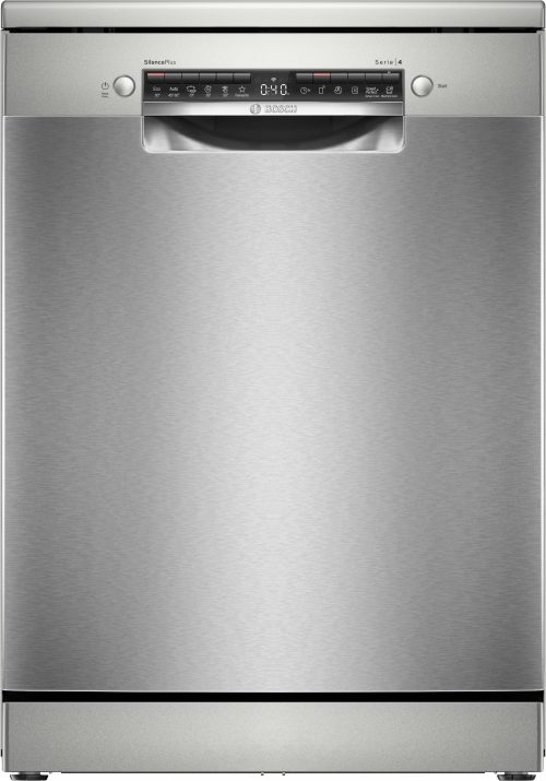 Bosch Serie 4 SMS4EMI06E Lavastoviglie da libera installazione 14 coperti Acciaio spazzolato anti-impronta Classe B