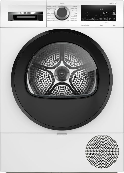 Bosch Serie 6 WQG233C0IT Asciugatrice a pompa di calore 8 kg Bianco