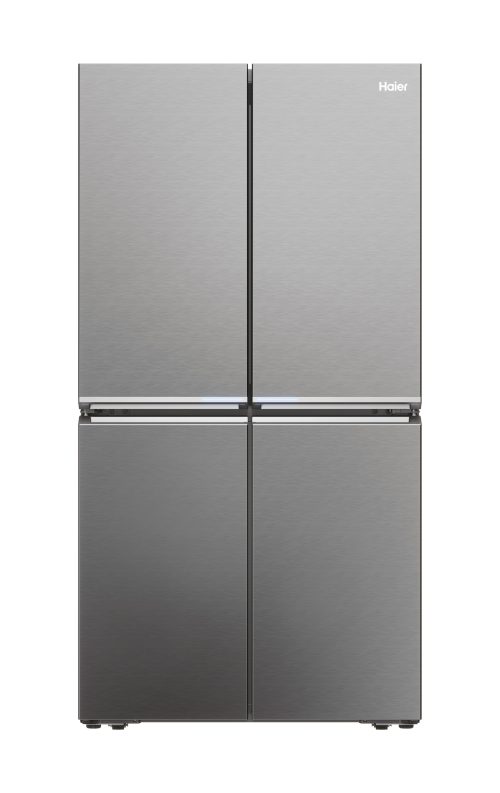 Haier Cube 90 Serie 7 HCR7918ENMP frigorifero 4 porte Libera installazione 629 L E Platino, Acciaio inox