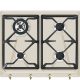 Smeg SRV864AVOGH2 piano cottura Avena Da incasso Gas 4 Fornello(i) Made in Italy