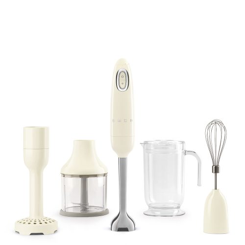Smeg Frullatore Immersione con Accessori 50's Style – Panna LUCIDO – HBF22CREU