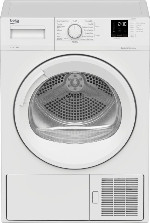 Beko DRXS722W: Asciugatrice Slim, 7 kg, a Pompa di Calore