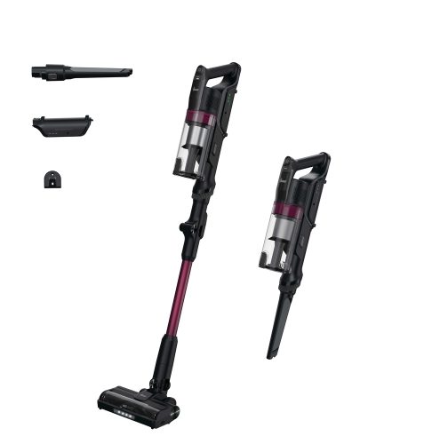 Hoover HF1P10HX 011 Aspirapolvere elettrica Batteria Secco Schiuma Senza sacchetto 0,7 L 165 W Magenta, Nero 2,2 Ah