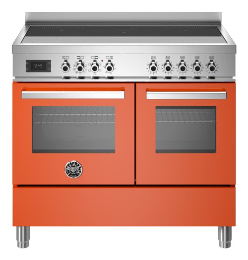 Bertazzoni PRO105I2EART cucina Cucina freestanding Elettrico Piano cottura a induzione Arancione