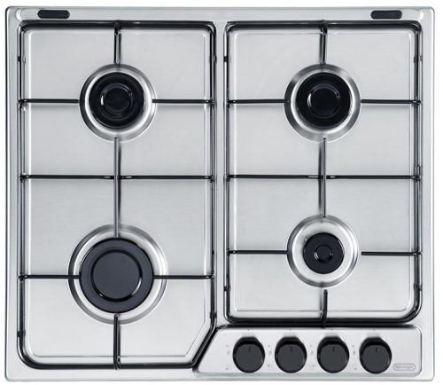 De’Longhi FFA 46 ASV piano cottura Acciaio inox Da incasso 60 cm Gas 4 Fornello(i)