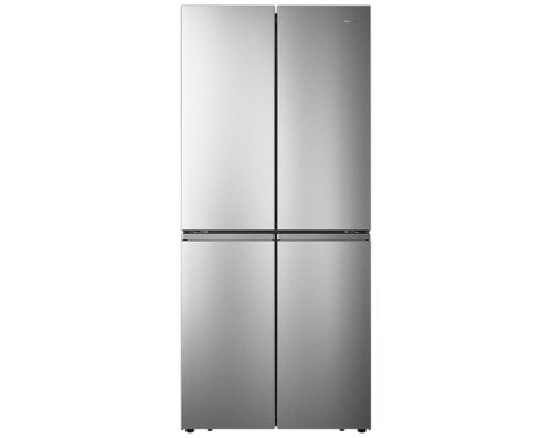 HISENSE RQ563N4AI1 Frigorifero 4 Porte  Dual No Frost Multi Air Flow  Capacit√† netta 432 Litri Classe energetica F. Dimensioni (AxLxP) mm: 1810x794x700 mm. Colore: inox