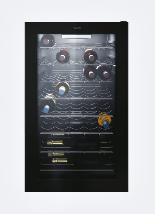 Candy DiVino CWC 150 EM/NF Cantinetta vino con compressore Libera installazione Nero 41 bottiglia/bottiglie