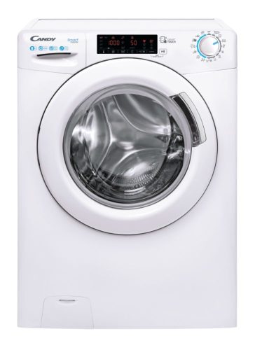 Candy Smart Inverter , Lavatrice Carica Frontale 8 KG, Classe A, 1400 giri, Bianco, Inverter, Wi-Fi, CS 128TXME-S