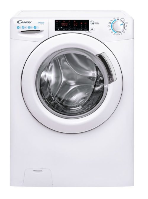 Candy Smart Inverter , Lavatrice Carica Frontale 8 KG, Classe A, 1400 giri, Bianco, Inverter, Wi-Fi, CS 128TXME-S
