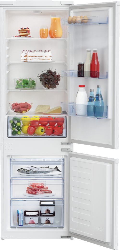 Beko BCSA285K4SN frigorifero con congelatore Da incasso 271 L Bianco