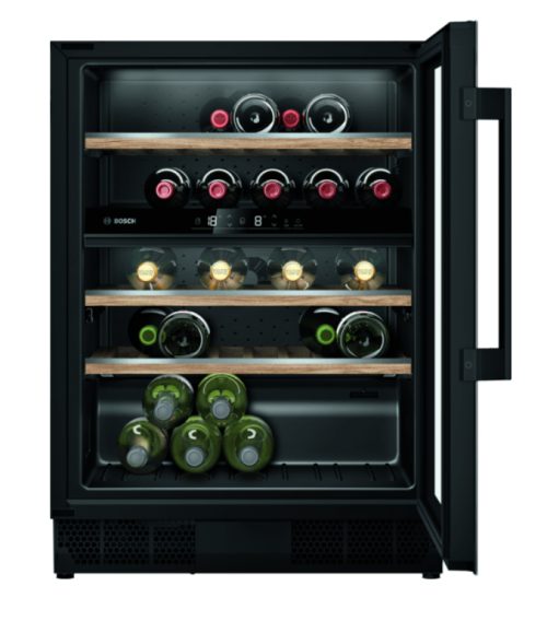 Bosch Serie 6 KUW21AHG0 cantina vino Da incasso Nero 44 bottiglia/bottiglie