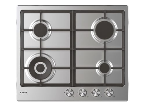 Candy ESSENZA CDIH6GBFE4WX Acciaio inox Da incasso 60 cm Gas 4 Fornello(i)