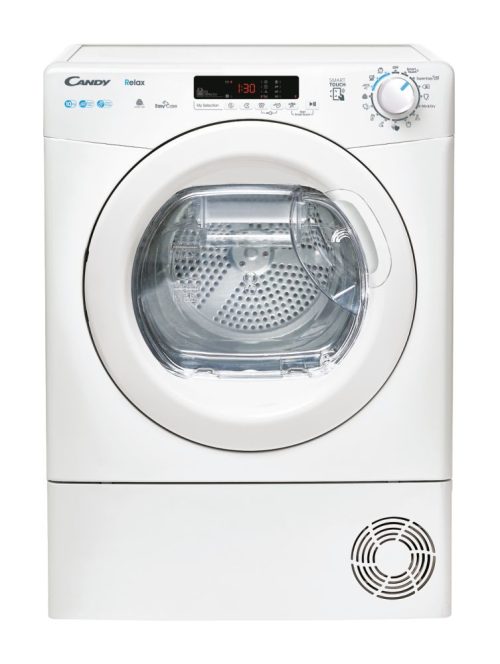 Candy Smart , Asciugatrice 10 KG, Classe E, Bianco, Vapore, Wi-Fi, CRE H10A2DE-S