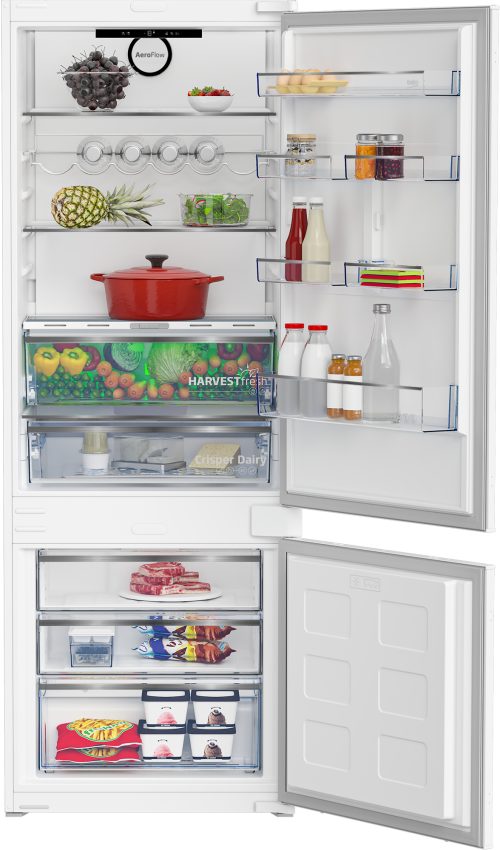 Beko BCNE400E40SN frigorifero con congelatore Da incasso 370 L Bianco