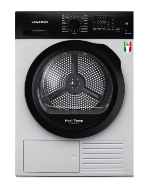 SanGiorgio SDR9I asciugatrice Libera installazione Caricamento frontale 9 kg Bianco