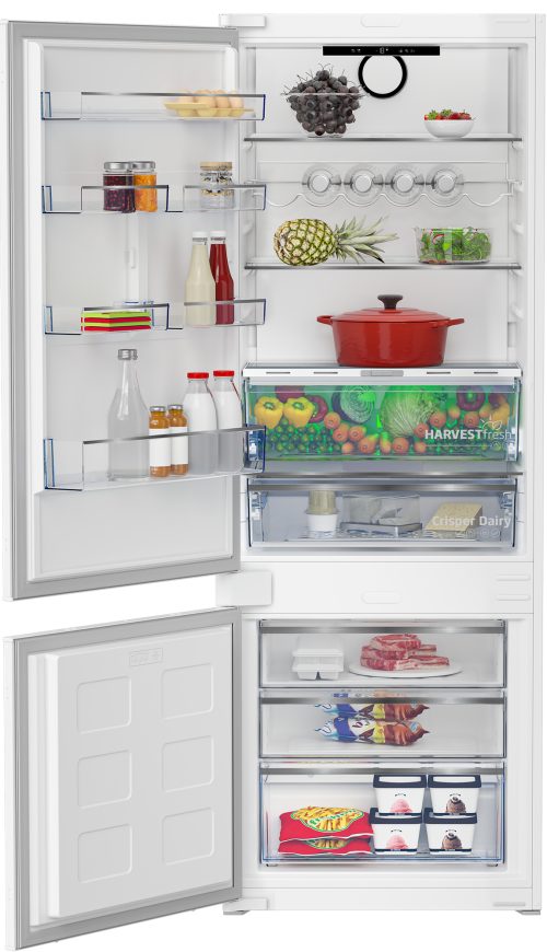 Beko BCNE400E40SN LH frigorifero con congelatore Da incasso 370 L Bianco
