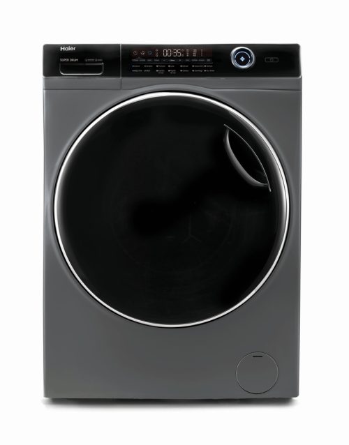 Haier SuperDrum, Lavatrice Carica Frontale 15 KG, Classe A, 1400 giri, Antracite, Inverter, Refresh, HW150BP14986ESIT