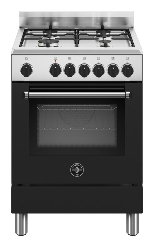 Bertazzoni La Germania Americana AMN664ENEV/24 cucina Elettrico Gas Nero