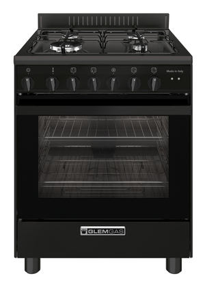 Glem Gas SA66TMBK cucina Elettrico Nero