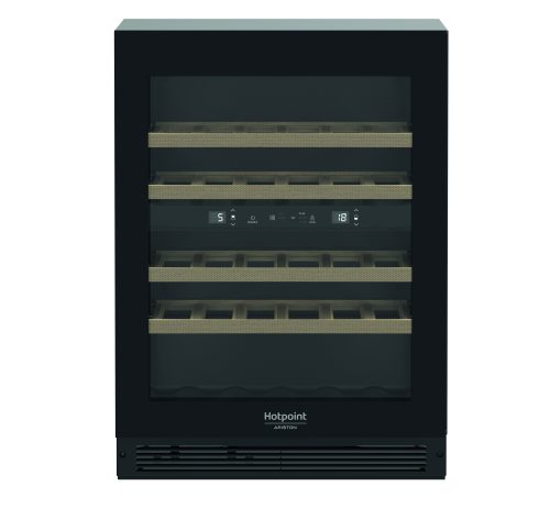 Hotpoint Ariston HAWBU60D2B Da incasso Nero 44 bottiglia/bottiglie