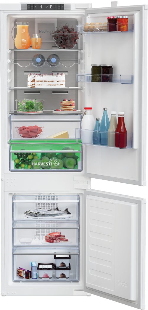 Beko BCNA275E4SN: Frigorifero da Incasso Combinato, Total No-Frost, h 177.5 cm