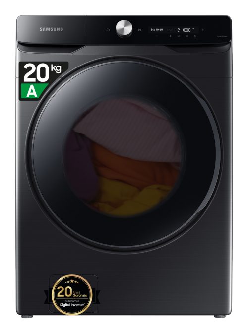 Samsung WF20DG8650BV lavatrice Caricamento frontale 20 kg 1000 Giri/min Nero
