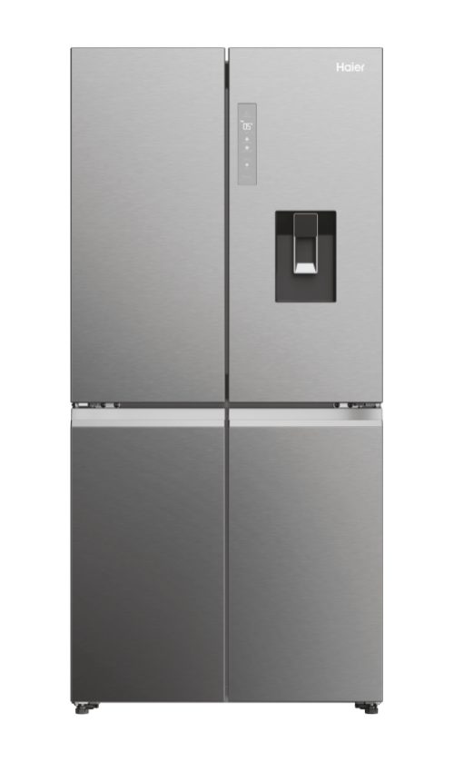 Haier HCW58F18EWMP Libera installazione 507 L Platino, Acciaio inox