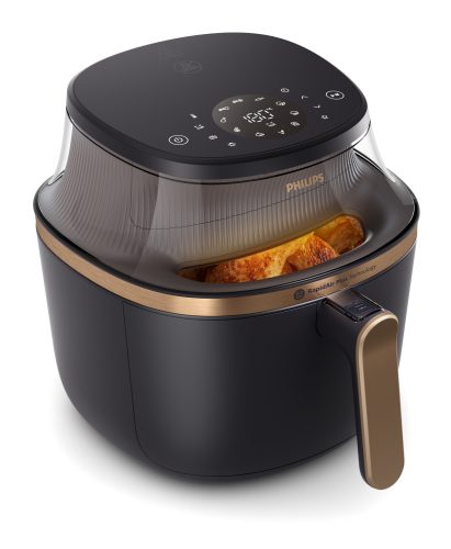 Philips Serie 3000 Airfryer da 7.2 L, Friggitrice ad aria 16 in 1, Finestra e luce, App ricettario NA342/00