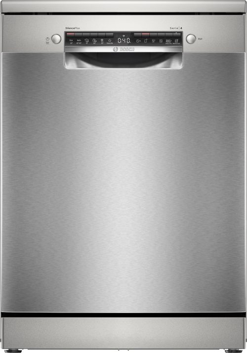 Bosch Serie 4 SMS4ECI27E Lavastoviglie da libera installazione 14 coperti Acciaio spazzolato anti-impronta Classe A