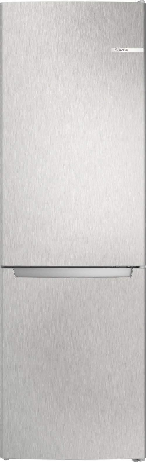 Bosch Serie 2 KGN36NLEA Frigorifero Combinato da libera installazione 186 x 60 cm Metal look Classe E